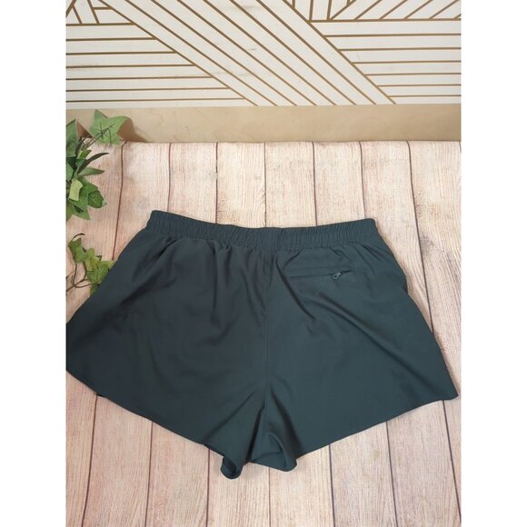 GIRLFRIEND COLLECTIVE Women's Moss Trail Shorts Athletic Pockets Size Large READ - Picture 5 of 6